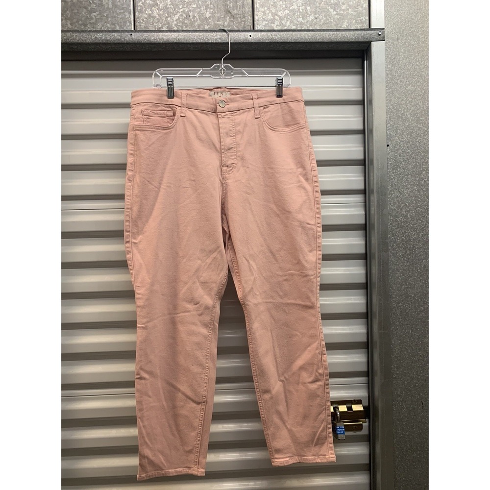 NWOT JEN 7 By 7 For All Mankind Women's Ankle Skinny Jeans Pink Sz 16